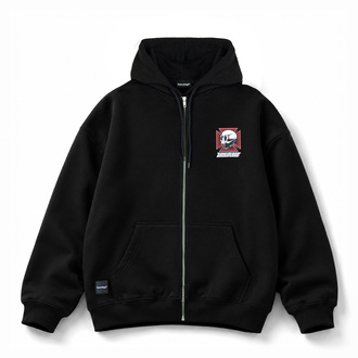 Skull Zip Hoodie