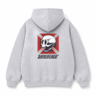 Skull Zip Hoodie