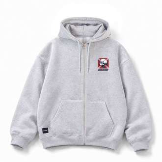 Skull Zip Hoodie