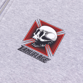 Skull Zip Hoodie